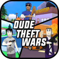 Dude Theft Wars Mod APK Game Icon