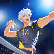 The Spike Cross Volleyball iOS Icon